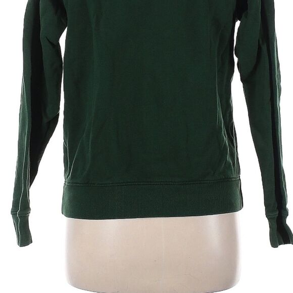 PACT 100% Organic Cotton Forest Green Crew Neck Sweatshirt Size M - Picture 4 of 10